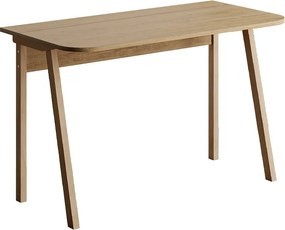Γραφείο εργασίας Luton Megapap χρώμα sapphire oak 120x60x75εκ.
