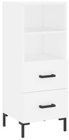 vidaXL Ντουλάπι Λευκό 34,5 x 34 x 180 εκ. από Επεξεργασμένο Ξύλο