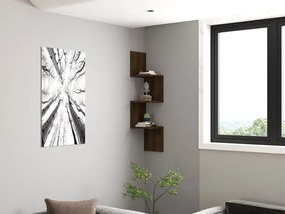 Ράφι Τοίχου Καρυδιά ZIKZAK 25x25x105,4