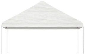 vidaXL Κιόσκι με Τέντα Λευκό 20,07 x 5,88 x 3,75 μ. από Πολυαιθυλένιο