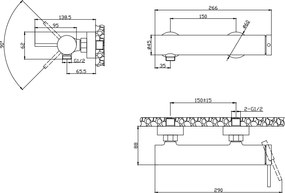 Karag Joan 24604 Cromo - Μπαταρία ντους