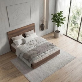 Κρεβάτι Oryana Megapap χρώμα καρυδί 160x200εκ.