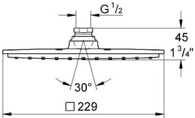 Κεφαλή ντουζ Grohe Allure Brilliant
