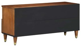 vidaXL Ντουλάπι Τηλεόρασης Καφέ 100 x 33.5 x 46 εκ Μασίφ ξύλο μάνγκο