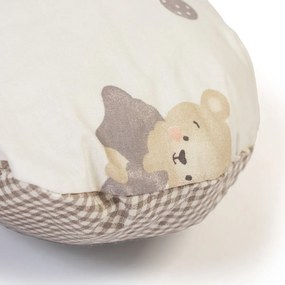 Μαξιλάρι Θηλασμού Dimcol Bear's Nest 05 White - Grey