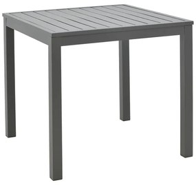 Τραπεζάκι παραλίας Kliton pakoworld αλουμίνιο σε ανθρακί απόχρωση 45x45x41εκ