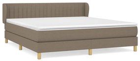 ΚΡΕΒΑΤΙ BOXSPRING ΜΕ ΣΤΡΩΜΑ TAUPE 180X200 ΕΚ. ΥΦΑΣΜΑΤΙΝΟ 3126985