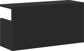 vidaXL Ντουλάπι Τοίχου Μαύρο 60x20x30 εκ. από Επεξεργασμένο Ξύλο