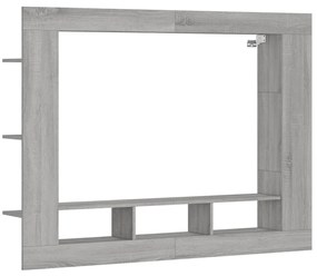 vidaXL Έπιπλο Τηλεόρασης Γκρι Sonoma 152 x 22 x 113 εκ. Επεξεργ. Ξύλο