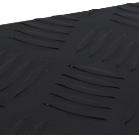 vidaXL Κουτί Αποθήκευσης Μαύρο 485 x 140 x 200 χιλ. Αλουμινίου