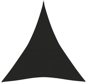 Πανί Σκίασης Μαύρο 5 x 6 x 6 μ. από HDPE 160 γρ./μ² - Μαύρο