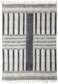 Χαλί Lotus Cotton Kilim 352 Grey - 160x230