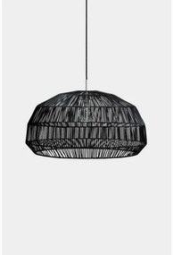 Κρεμαστό Φωτιστικό Οροφής 1xE27 Ρατάν Φ73cm Nama 1 AY Illuminate 411.100.01/P Μαύρο