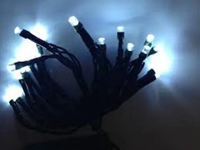 20 Χριστουγεννιάτικα LED λαμπάκια μπαταρίας λευκό ψυχρό OEM