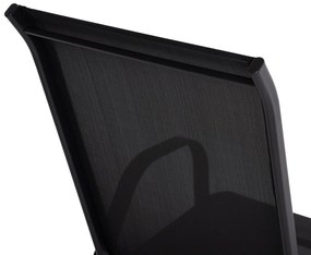 Καρέκλα - Πολυθρόνα LEON C5000.03 Μαυρή Μεταλλική με Textilene 55x77x95Υ εκ. 55x77x95 εκ.