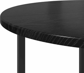 vidaXL Σετ βοηθητικά τραπεζάκια 2 pcs Μαύρη Οξυά