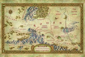 Εικονογράφηση The War of Rohirrim - Map of Rohan