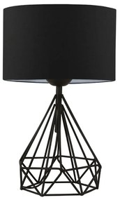 Φωτιστικό επιτραπέζιο Christopher Megapap ύφασμα/μέταλλο χρώμα μαύρο 24x15x41εκ.