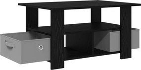 vidaXL Τραπεζάκι σαλονιού Μαύρη Οξυά 77 x 55 x 42 εκ.