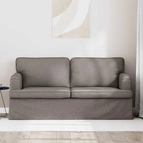 vidaXL Καναπές 140cm Taupe Μέταλλο