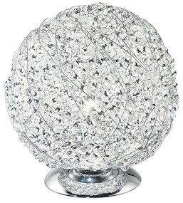 Φωτιστικό Επιτραπέζιο Astra I-ASTRA/L 1xE27 Φ20cm 21cm Chrome Luce Ambiente Design Crystal