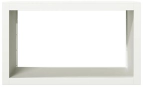 vidaXL Ράφι Καυσόξυλων Λευκό 100x40x60 εκ. Ατσάλινο