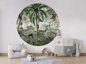 Jungle Lookbook Ταπετσαρια Τοιχου Πρασινο Στρογγυλη 80cm