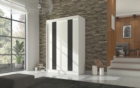 Ντουλάπα Furio 150 συρόμενη-Leuko-Mauro