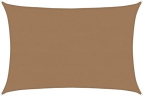 vidaXL Πανί Σκίασης Taupe 5 x 6 μ. από HDPE 160 γρ./μ²