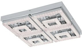 Φωτιστικό Οροφής Led Fradelo 95661 Silver Eglo Metal