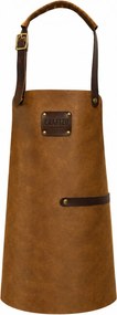 ΣΥΛΛΟΓΉ CHEF ΕSSENTIALS SMOOTH LEATHER KIDS APRON CAMEL DOXX AMSTERDAM