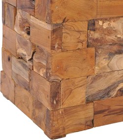 vidaXL Σκαμπό Αποθήκευσης από Μασίφ Ξύλο Teak