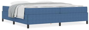 vidaXL Σκελετός Κρεβατιού Μπλε 200 x 200 cm Βελούδο