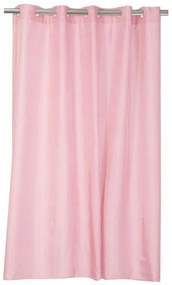 Κουρτίνα Μπάνιου Shower Μονόχρωμη Pink Nef-Nef 180Πx180Υ 180x180cm Πολυέστερ