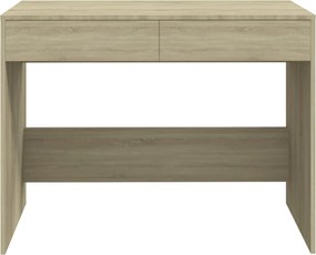 vidaXL Γραφείο Sonoma Δρυς 101x50x76,5 εκ. από Επεξεργασμένο Ξύλο