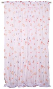 Κουρτίνα Παιδική Αρκουδάκι Με Τρέσα White Viopros 140X270cm 140x270cm Πολυέστερ