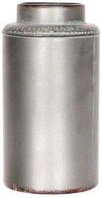 Βάζο Bullet 012.862259111 16x30,5cm Silver Metal