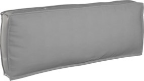 vidaXL Μαξιλάρι Γκρι 120 x 40 x 12 cm Ύφασμα Όξφορντ