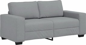 vidaXL Διθέσιος Καναπές Ανοιχτό Γκρι 180x77x82 εκ. Ύφασμα