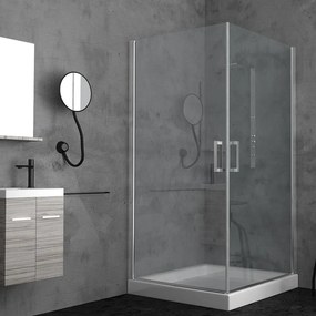 Orabella Door Square 90x90x190 Clear - Τετράγωνη Καμπίνα Ανοιγόμενη