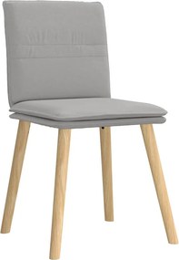 vidaXL Καρέκλες τραπεζαρίας 6 τεμ Cloud Grey Fabric