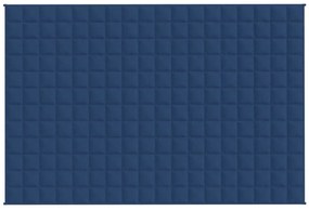 Κουβέρτα Βαρύτητας Μπλε 137 x 200 εκ. 10 κ. Υφασμάτινη - Μπλε
