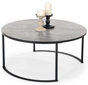 MACAO coffee table, gray / black DIOMMI V-CH-MACAO-LAW