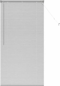 vidaXL Βενετσιάνικες Ρόδες Ασημί 175 x 85 εκ Αλουμίνιο