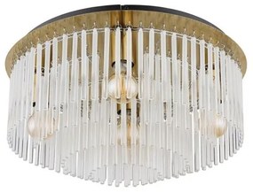 Πλαφονιέρα Φωτιστικό Οροφής 5xE27 Χρυσό Φ50 Gorley 15698D1M Globo Lighting-15698D1M-Χρυσό 15698D1M