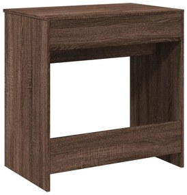 vidaXL Μπουντουάρ με Καθρέφτη Καφέ Δρυς 73x46,5x120 εκ.