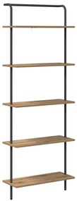 vidaXL Ράφι Βιβλίων artisan δρυς 60 x 24 x 168 εκ. Επεξεργασμένο ξύλο