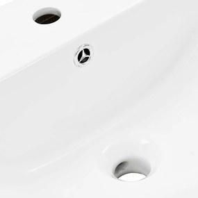 vidaXL Λεκάνη Λευκό 56 x 48 x 42 εκ. Γυαλιστερή Κεραμική