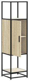 vidaXL Highboard Sonoma Oak Κατασκευασμένο ξύλο και μέταλλο