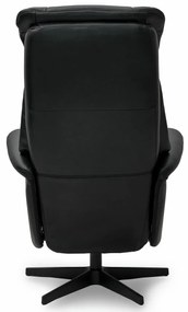 Bonanza Electric Recliner Black Full Leather